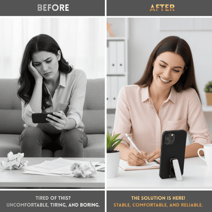 Ultra-Slim Folding Mobile Phone Stand – Compact, Durable and Adjustable Kickstand