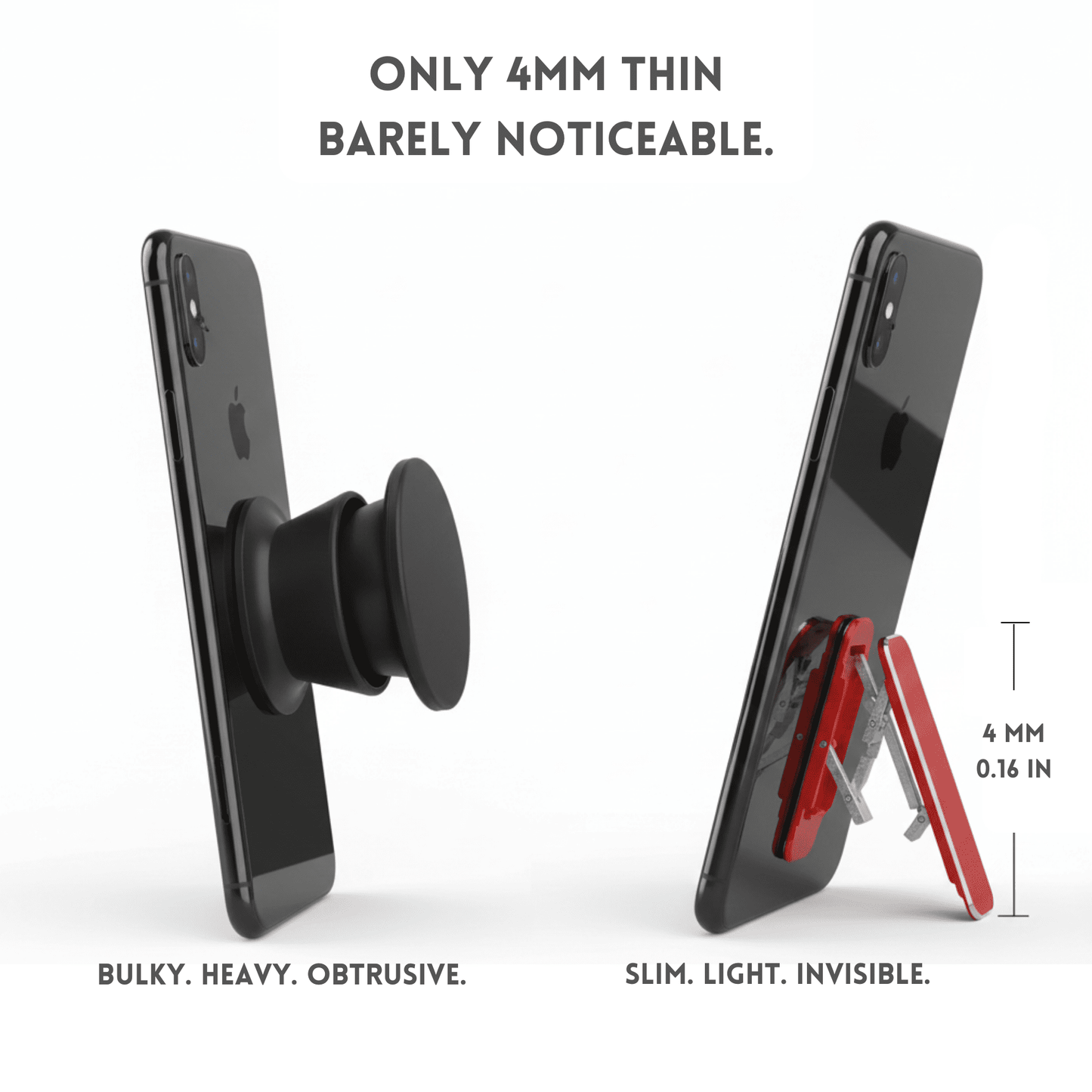 Ultra-Slim Folding Mobile Phone Stand – Compact, Durable and Adjustable Kickstand