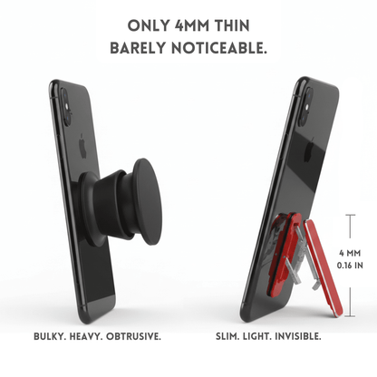 Ultra-Slim Folding Mobile Phone Stand – Compact, Durable and Adjustable Kickstand
