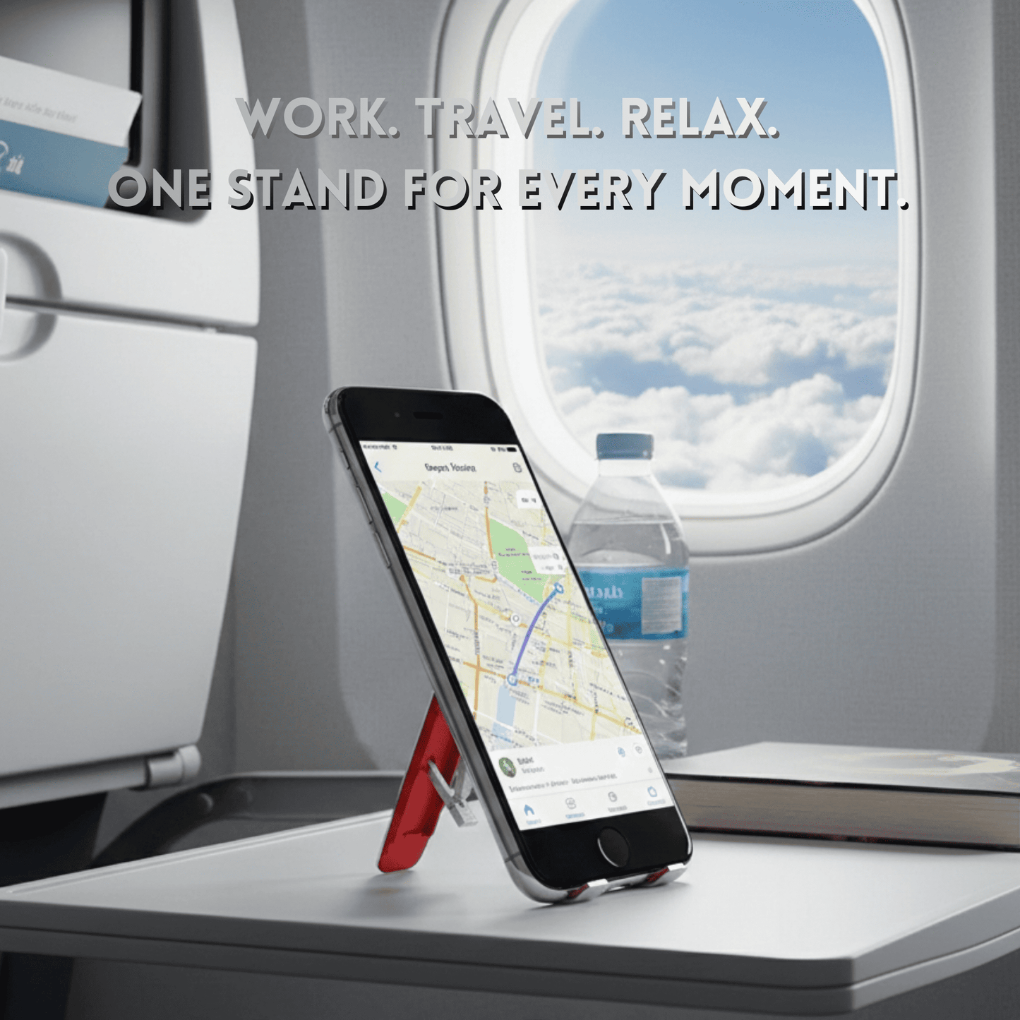 Ultra-Slim Folding Mobile Phone Stand – Compact, Durable and Adjustable Kickstand