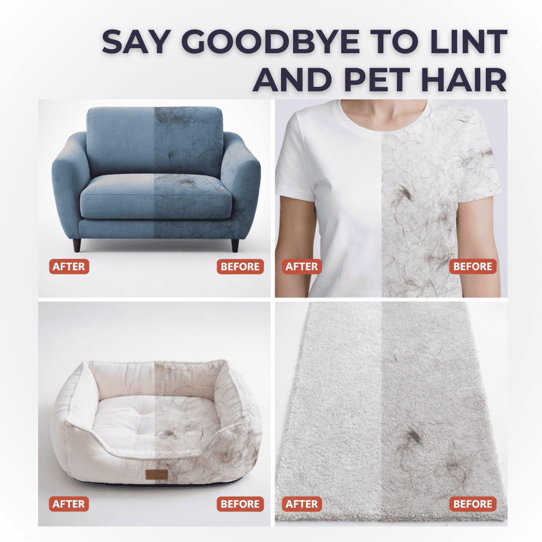 Pet Hair Remover – Fast Cleaning for Sofas, Clothes and Surfaces