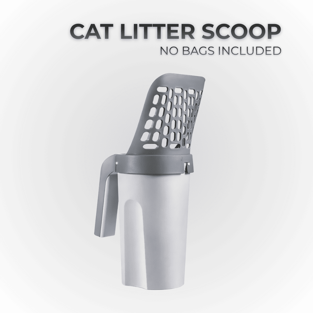 Self-Cleaning Cat Litter Scoop with Waste Bag System – Hygienic, No-Touch Litter Box Cleaner