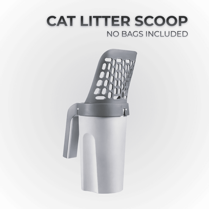 Self-Cleaning Cat Litter Scoop with Waste Bag System – Hygienic, No-Touch Litter Box Cleaner