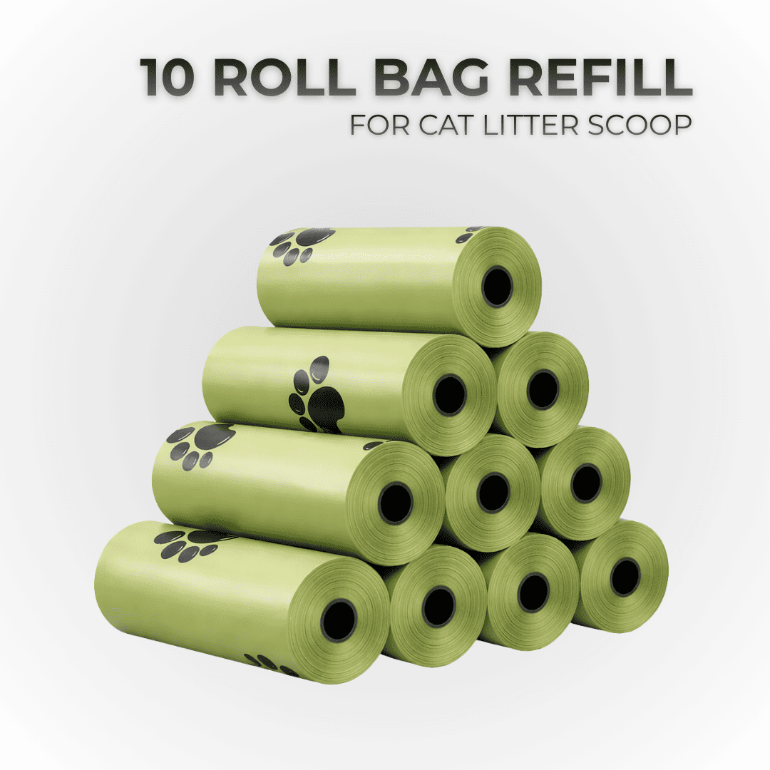 Self-Cleaning Cat Litter Scoop with Waste Bag System – Hygienic, No-Touch Litter Box Cleaner