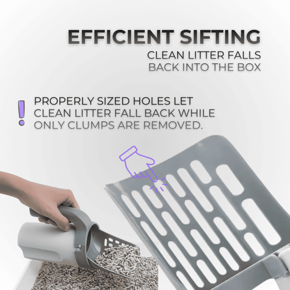 Self-Cleaning Cat Litter Scoop with Waste Bag System – Hygienic, No-Touch Litter Box Cleaner